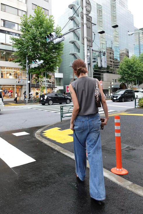 ルーズストレートデニム